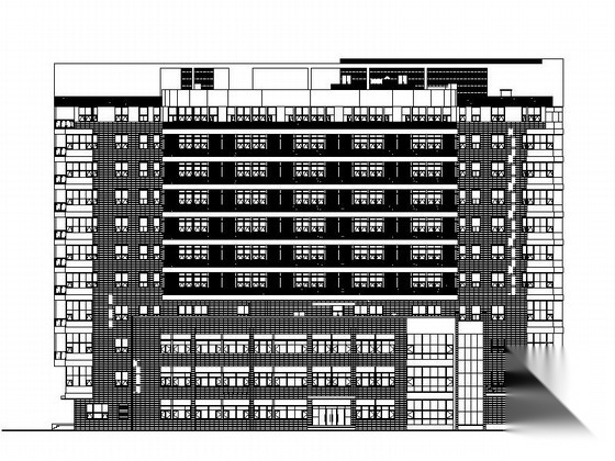 [山东]某十一层医院门诊住院楼建筑施工图