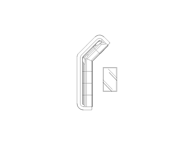工装办公家具图块 大型整套沙发
