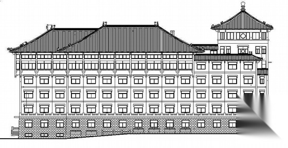 某七层古典风格医院建筑设计方案