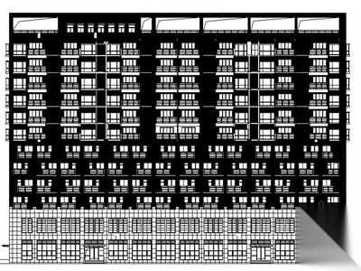 [贵州]某十二层养老院建筑施工图 疗养院