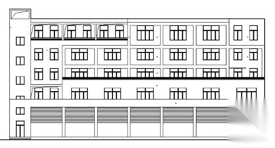 某六层办公楼建筑设计方案图