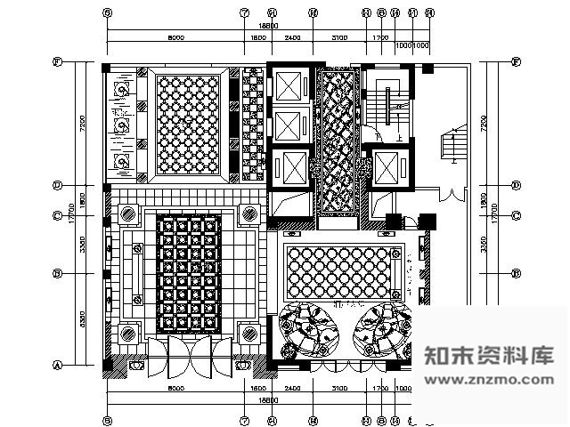 施工图深圳某酒店大堂及客房施工图