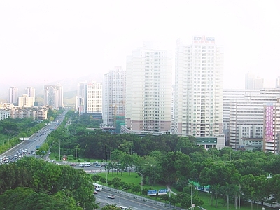 白天都市外景 城市外景