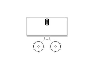 开关插座 动态块