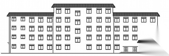 某五层门诊楼建筑方案图