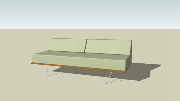 双人沙发 草图大师模型