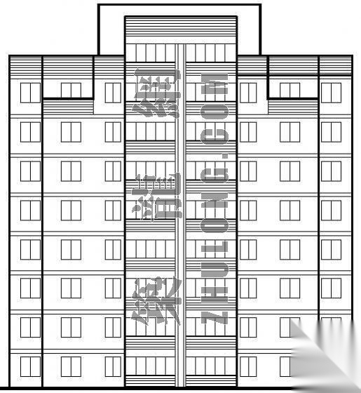 某住宅楼平面立面设计方案（5）