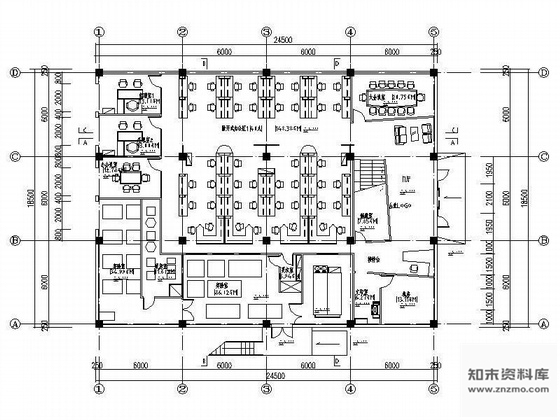 施工图上海办公空间装修图