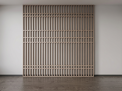 木质格栅隔断隔断