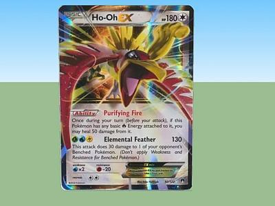 口袋妖怪卡牌基本的Ho-Oh EX hp 180