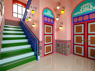 复古其他酒店空间