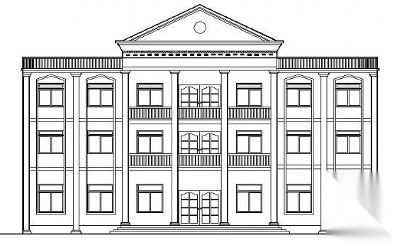 某三层法院建筑施工图