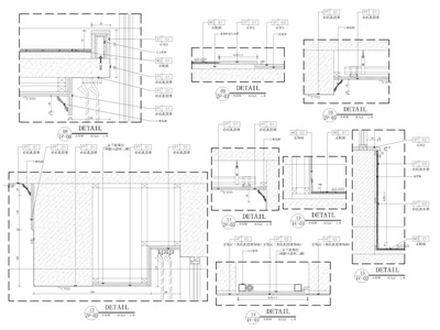 [重庆]68㎡复式LOFT公寓样板房装修施工图