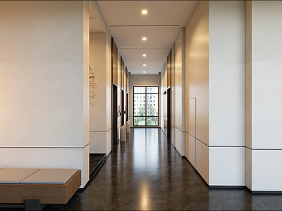 现代电梯厅