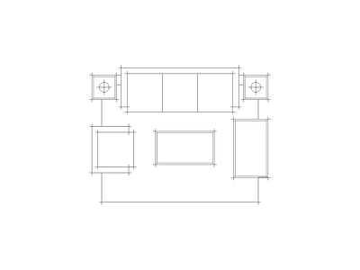 沙发 室内家具装饰综合图块