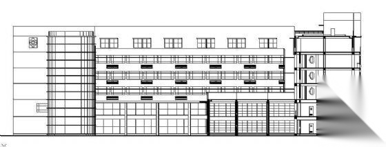 某市第二医院六层心理综合楼建筑方案设计