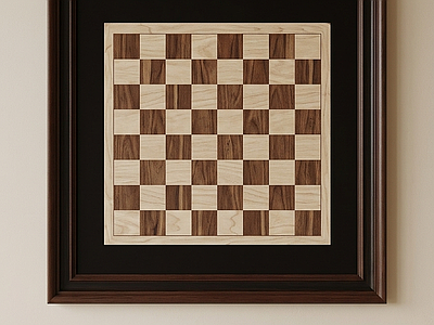 棋盘格图案设计挂画挂画