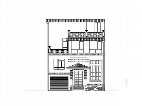 某四层农民自建房建筑施工图