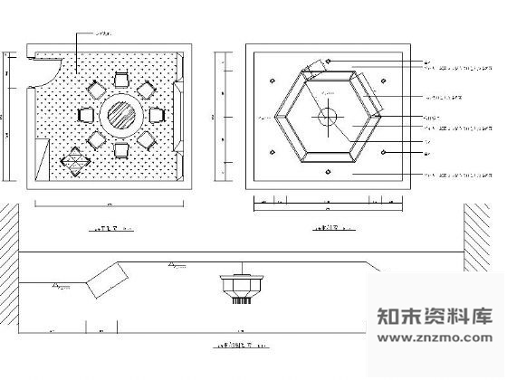 图块/节点餐厅包房详图Ⅱ