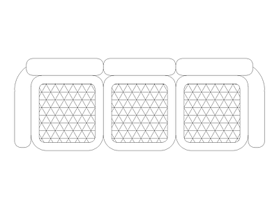 沙发 家具图块