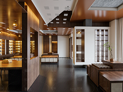 现代茶叶店