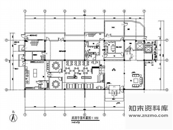 施工图上海某宾馆室内装饰改造工程