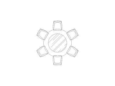 桌椅 设计师工装设计必备平面图块
