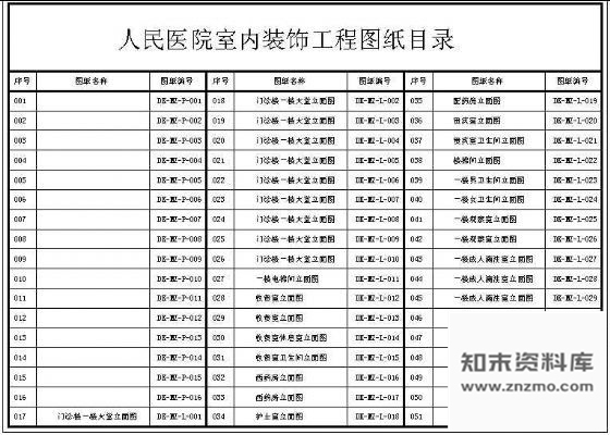 施工图一套医院的设计图纸