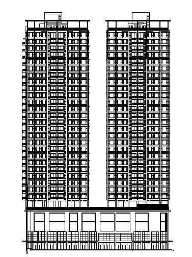 [深圳]某31层塔式商住楼建筑施工图