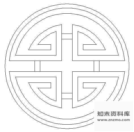 图块/节点铺地花纹图块26