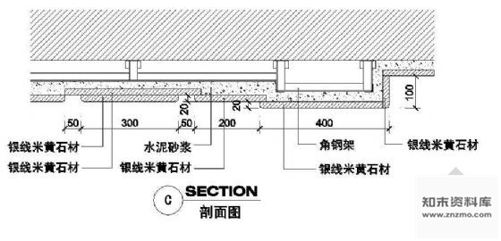 图块/节点石材湿挂节点