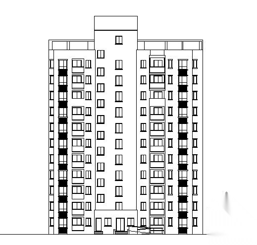 浦江镇120号配套商品房建设J地块15、16号楼建筑方案图