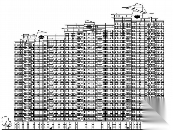 [深圳]某小区规划及单体设计建筑施工图（国际优秀投标）