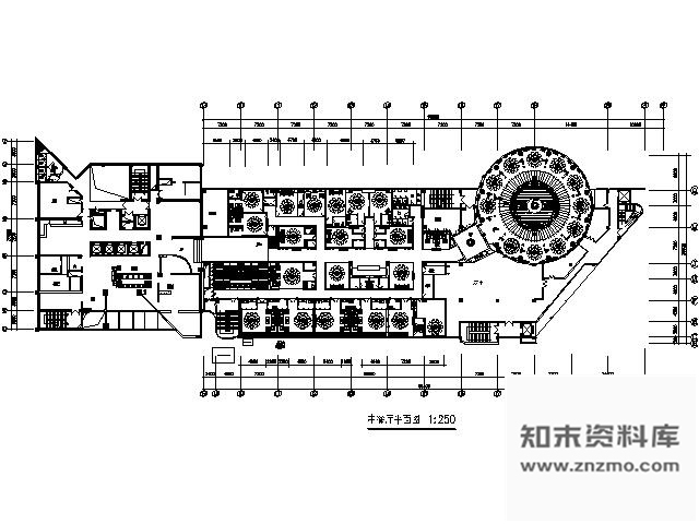 施工图重庆某四星级饭店中餐厅施工图含效果