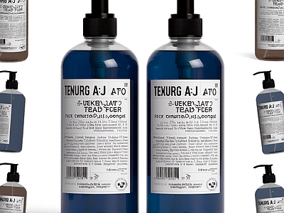 带标签洗手液瓶