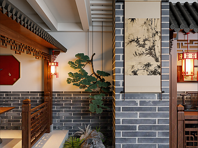 新中式庭院