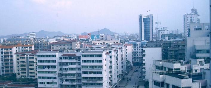 小区窗外外景 小区外景