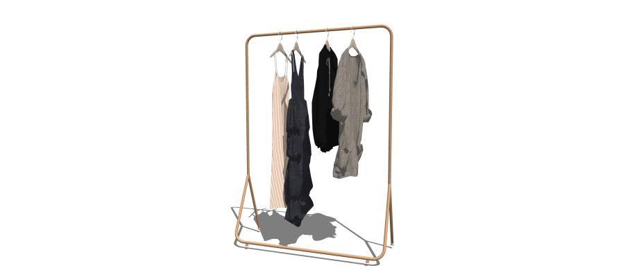 服装店构件 服饰衣架 展架