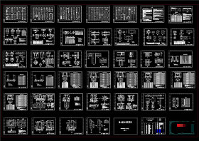 给排水管道通用图CAD景观图纸 园林景观给排水 给排水图