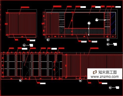 日式铁板烧施工图 日韩料理店