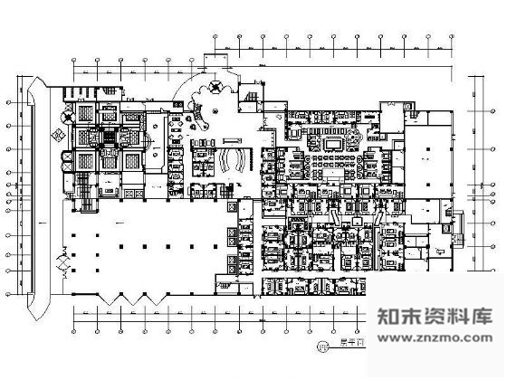 图块/节点某酒店KTV平面图1