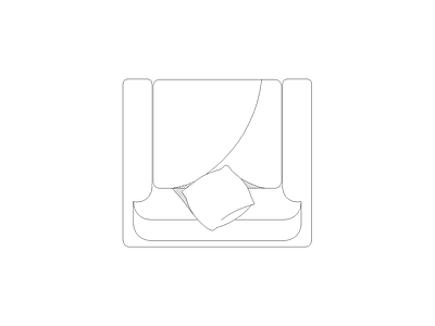 工装厨房图块灶具图块图块 单人沙发