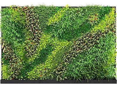 现代花草绿植墙