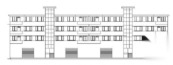 某学校宿舍楼建筑图