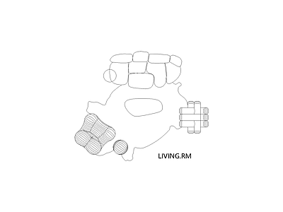 沙发 家具组合图块