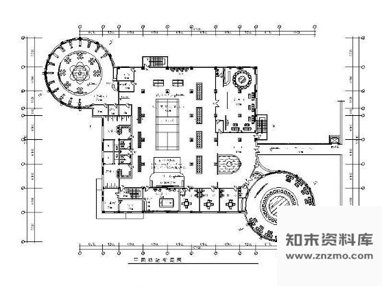 图块/节点办公楼平面设计图