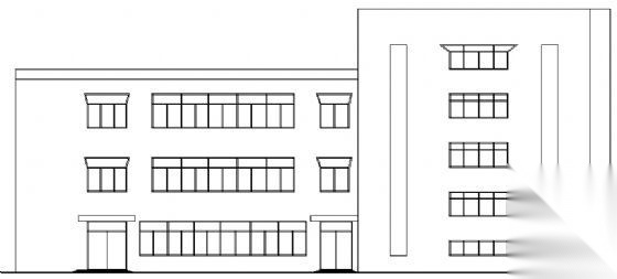 某五层综合楼建筑方案图