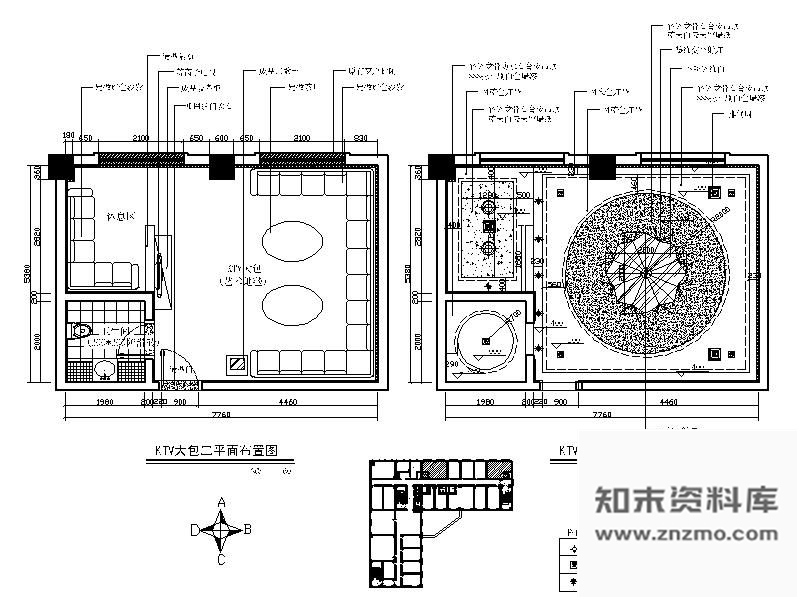 图块/节点KTV大包厢详图