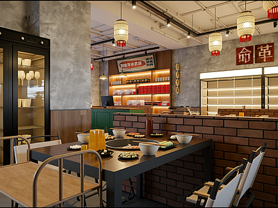 中式火锅店