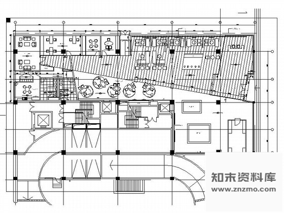 施工图深圳某商务大厦售楼处装修图